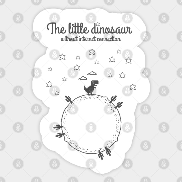 The little dinosaur Sticker by Insomnia